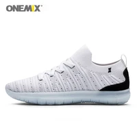 onemix men road running shoes breathable air knit vamp high rebound tennis shoes light gym trainers utsole socks lik sneakers