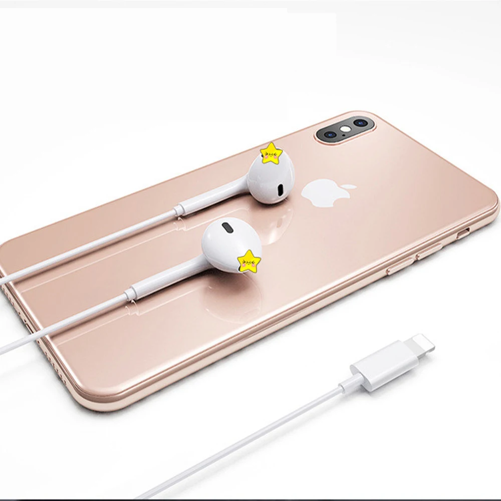 Для Lightning Plug Apple Earpods оригинальные наушники вкладыши для iPhone с микрофоном провод