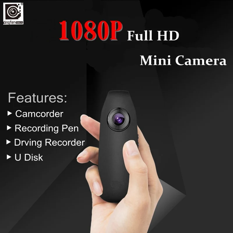 Dingfentech id07 1080 P Full HD Беспроводной мини ручка Камера Micro Средства ухода за кожей