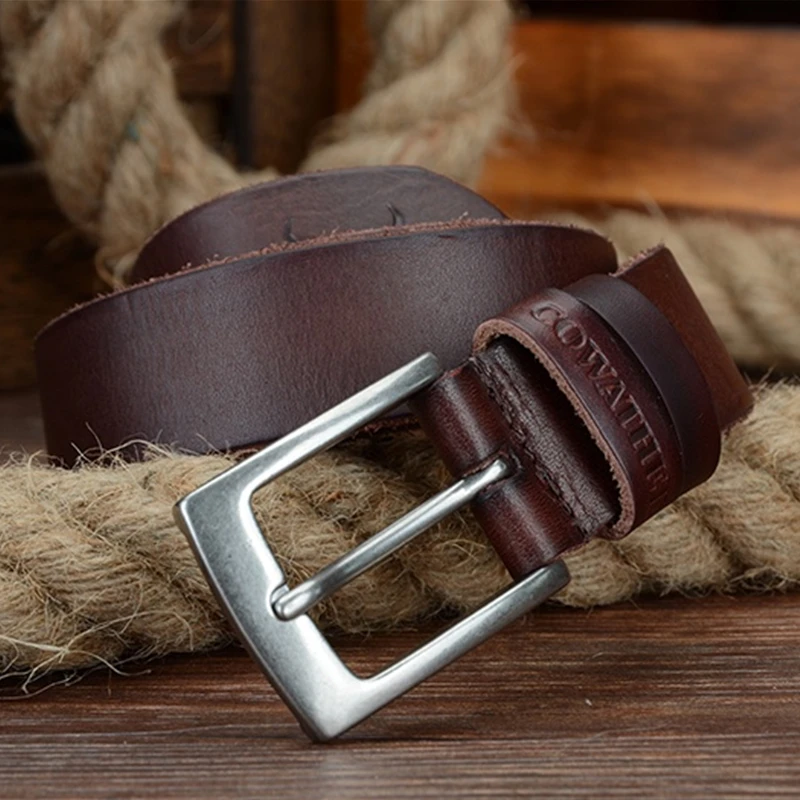 cowather top cow genuine leather men belts 2021 newest arrival three color hot design jeans belt for male original brand free global shipping