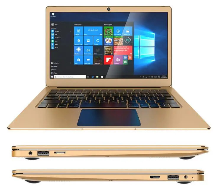Золото APOLLO N3450 6G DDR3 64 Гб SSD 13,3 дюймов ultraslim Бизнес Ноутбуки планшет WINDOWS10 языковая наклейка USB CDEK русский корабль