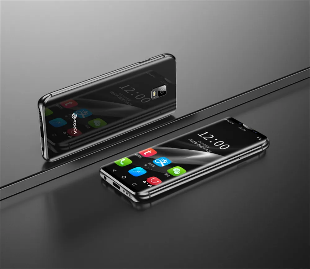 Роскошный супер мини 4G мобильный телефон K-TOUCH i10 3,46 дюймов изогнутый экран 16 Гб/32 ГБ/64 Гб rom Android 8,1 Лицо ID маленький смартфон