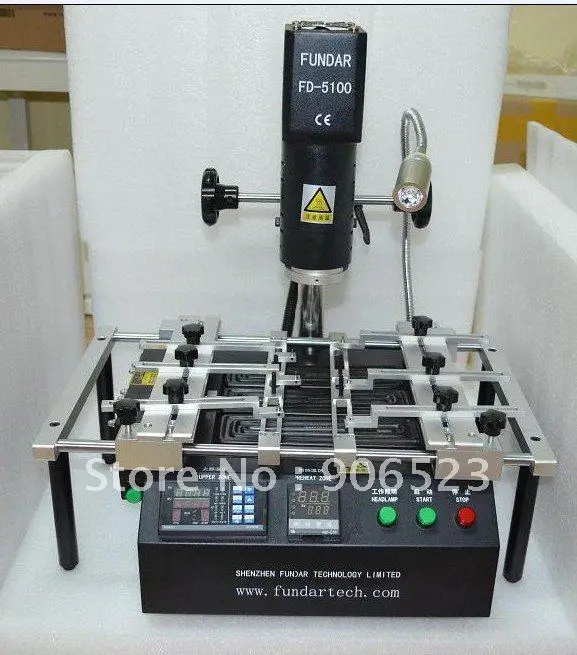 DHL Бесплатная доставка фандара FD 5100 bga машина горячий воздух паяльная станция для