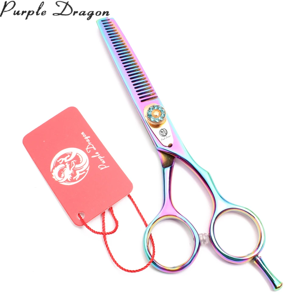 5 &quot6&quot Япония нержавеющая многоцветные ножницы для ухода прямые филировочные