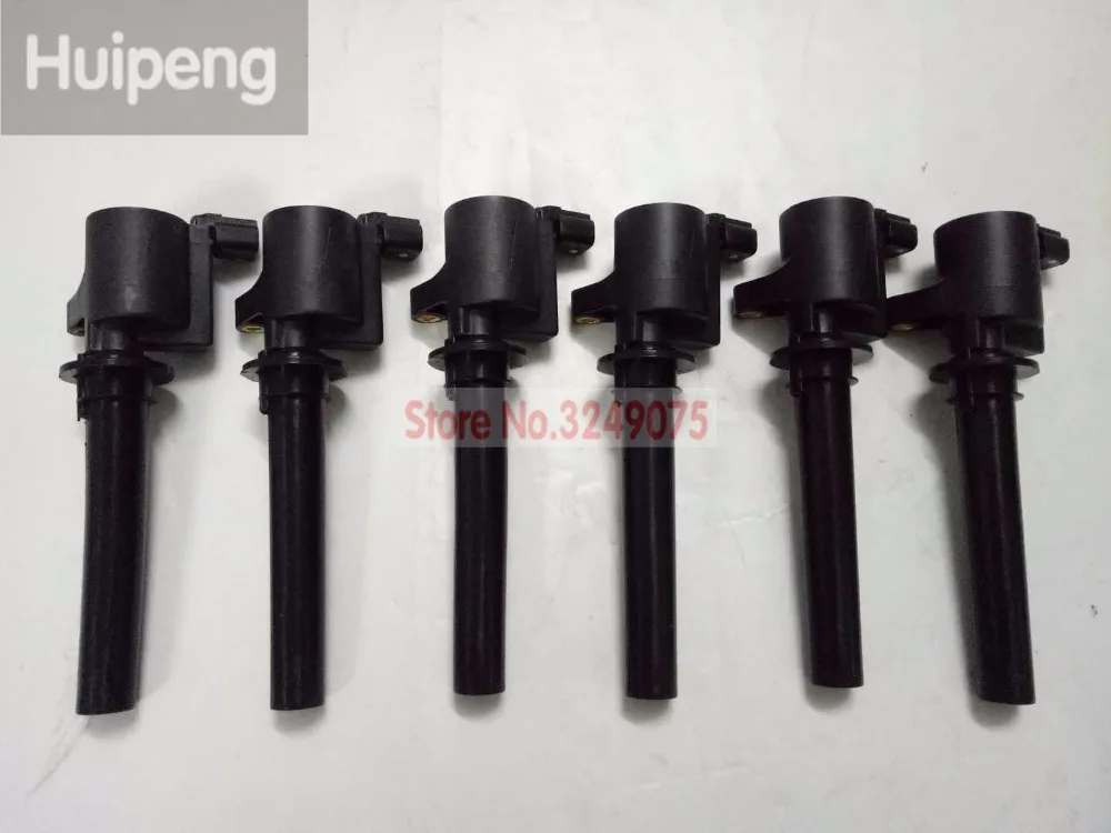 6 шт. Катушка зажигания для FORD DG500 FD502 01-08 для FORD ESCAPE 3,0 V6 MERCURY для MAZDA 1L8U-12A366-AA