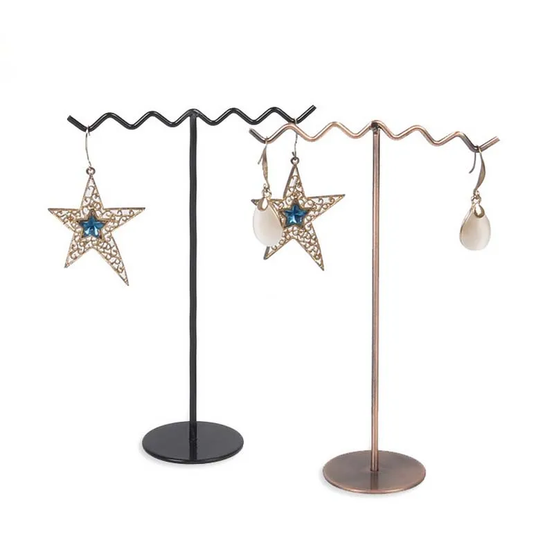 Новая акриловая Металлическая Витрина для украшений стенд кисточкой Длинные