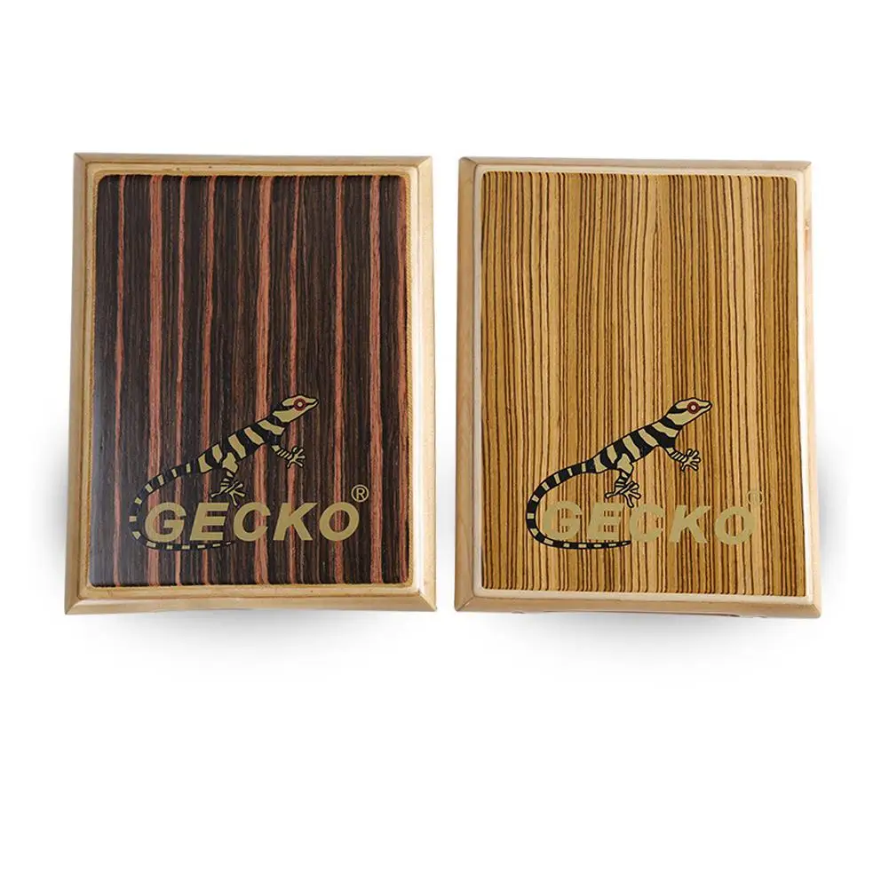 Ударная коробка GECKO Cajon для путешествий компактная деревянный плоский ручной