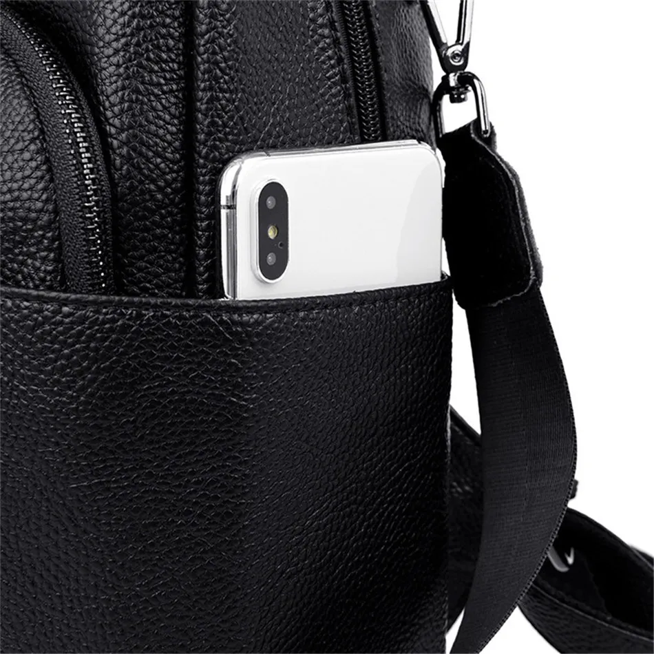 Simple Backpack Female Waterproof Backpacks for Women Large Capacity School Bags for Girls Brand leather Travel Bag Sac a Dos