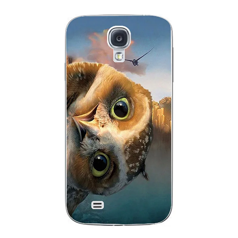 Мягкий ТПУ чехол с мультяшным котом для Samsung Galaxy S4 Mini силиконовый S 4 чехлы задняя