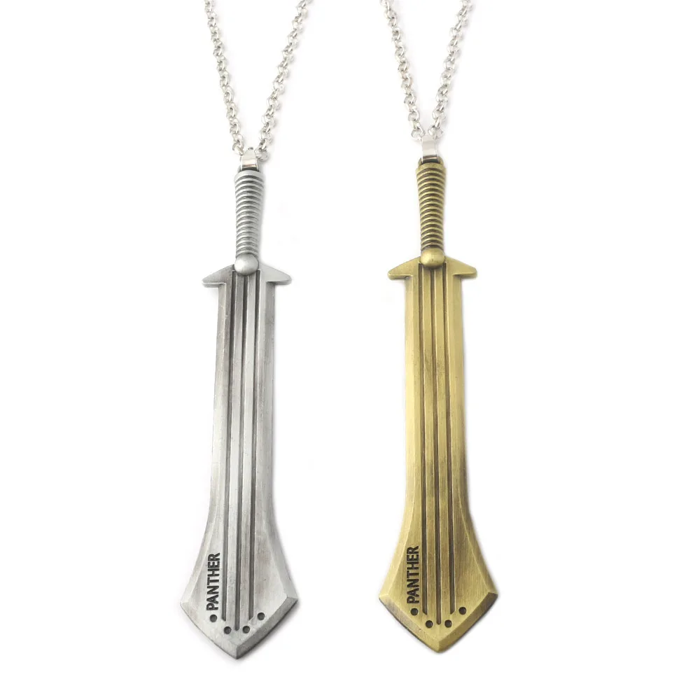 Фильм черная маска Пантеры брелки Мстители: InfinityWar супергерой оружие меч сплав