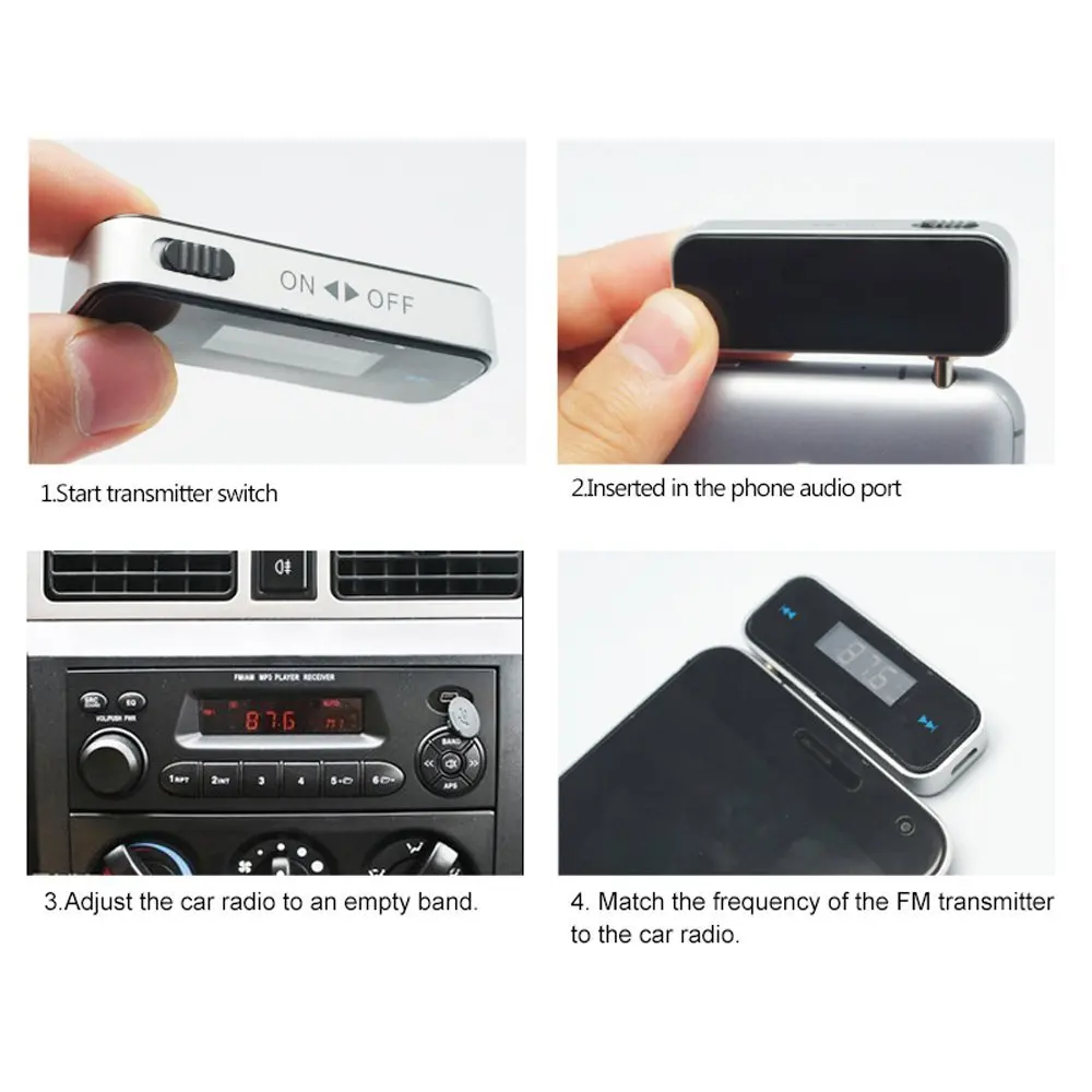 Автомобильный fm-передатчик COGEEK для смартфона авто плеер аудио устройства FM