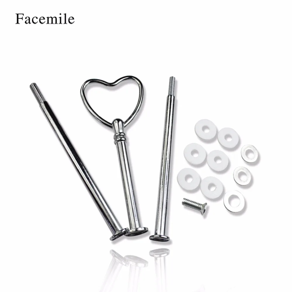 Подставка для крема 3 уровня серебристая золотистая нержавеющая сталь | Дом и сад