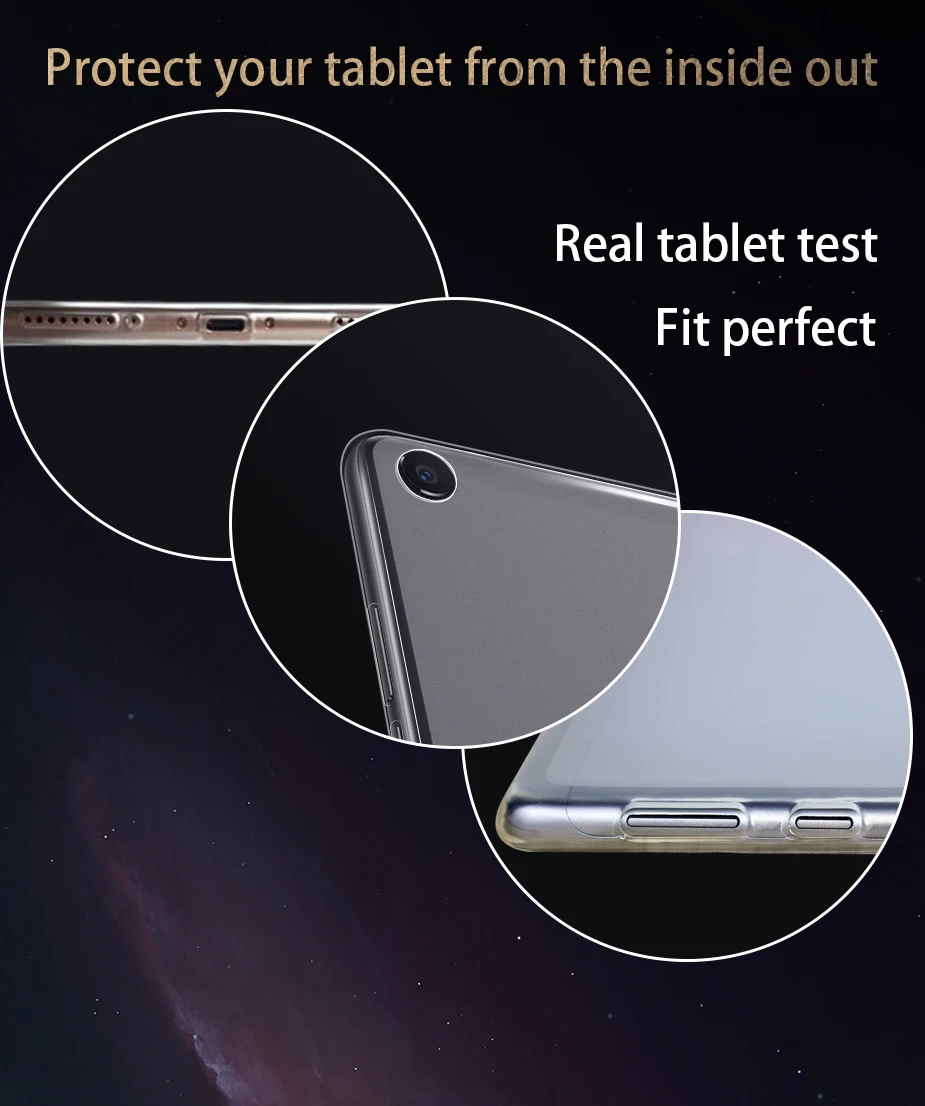 KiKiss ТПУ силиконовый чехол для Xiao mi Tablet mi Pad 4 3 2 1 8,0 mi Pad 4 Plus 10,0 ультра тонкий прозрачный мягкий Tab Чехол