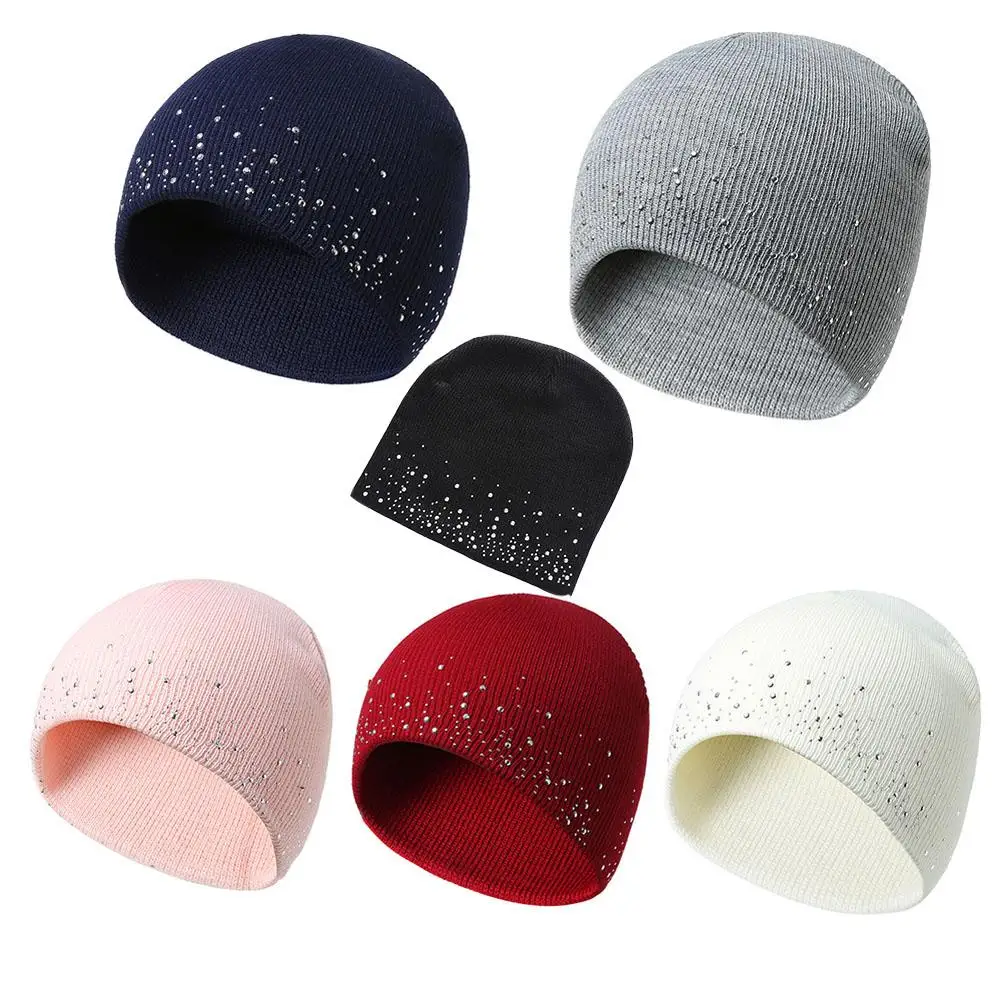 Лидер продаж женские вязаные теплые зимние шапки Модные Повседневные Skullies Gorro Femme