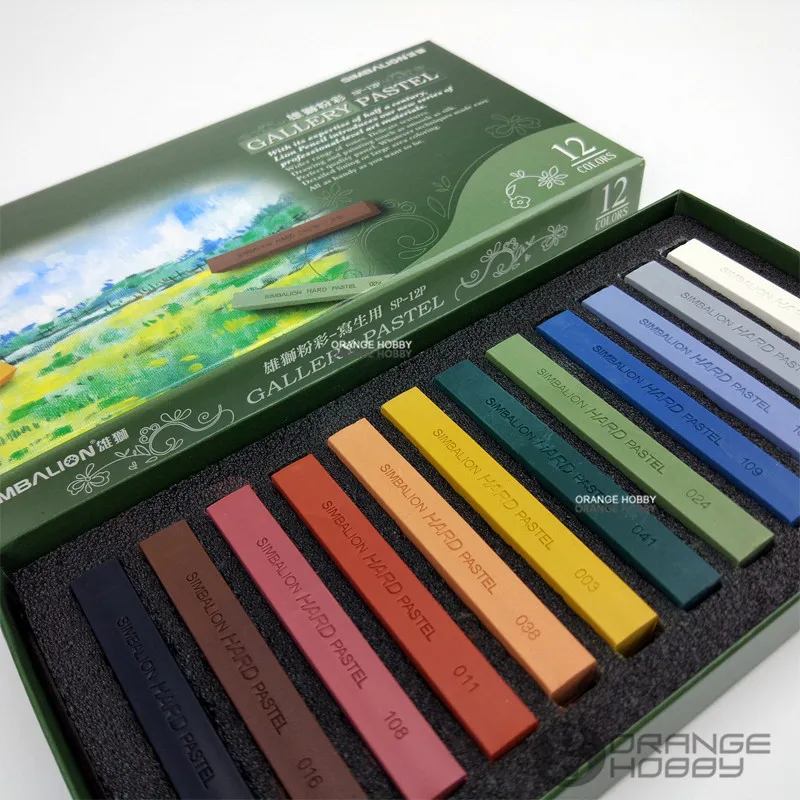 Simbalion SP12P Gallery Pastel 12 цветов для жизни и природных тонов моделирование хобби краска