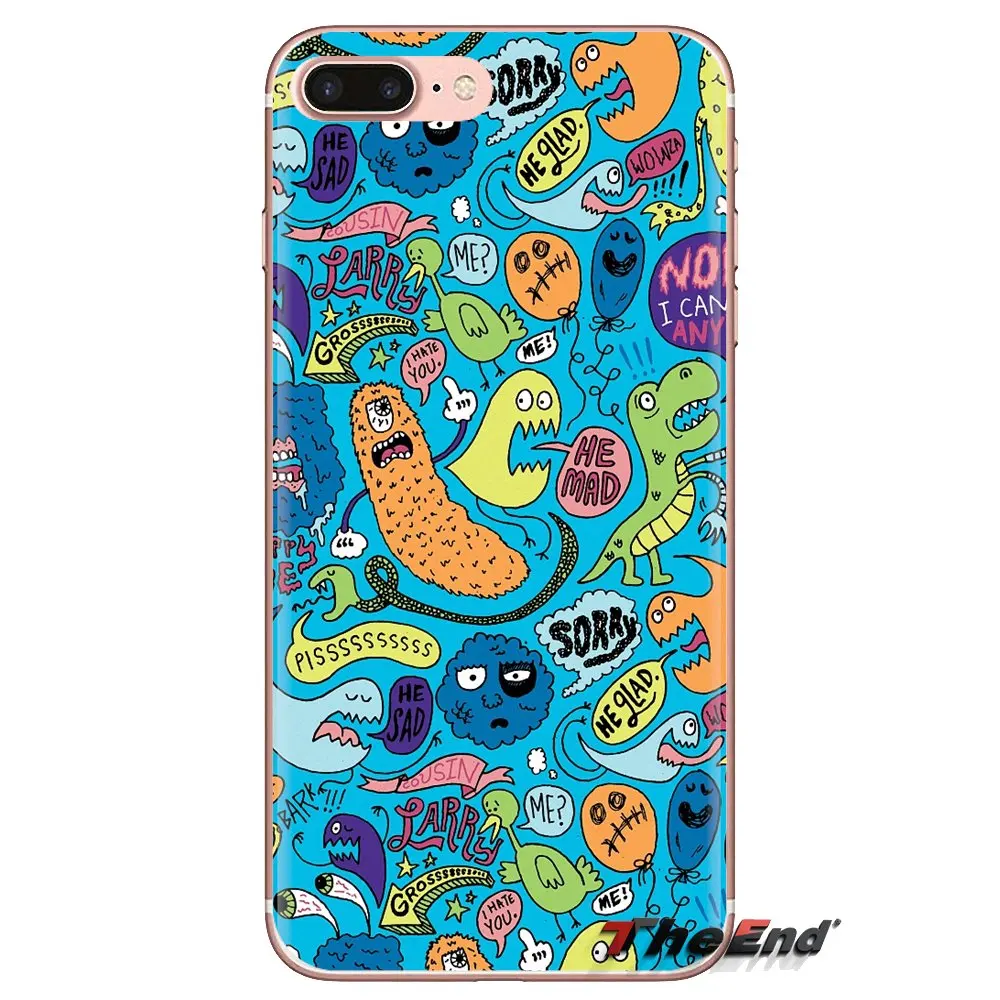 Прозрачный чехол из ТПУ для Samsung Galaxy S3 S4 S5 Mini S6 S7 Edge S8 S9 S10 Plus Note 3 4 5 8 9 в стиле панк