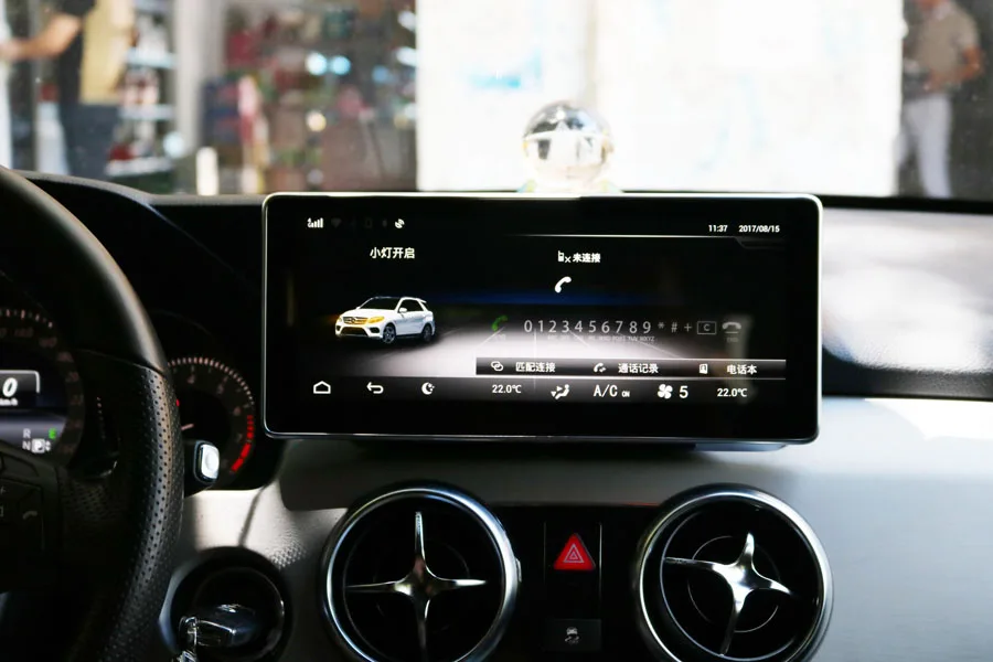 Автомобильный радиоплеер с сенсорным экраном Android 8 0 для Benz GLK glk300 glk350 2013-2015
