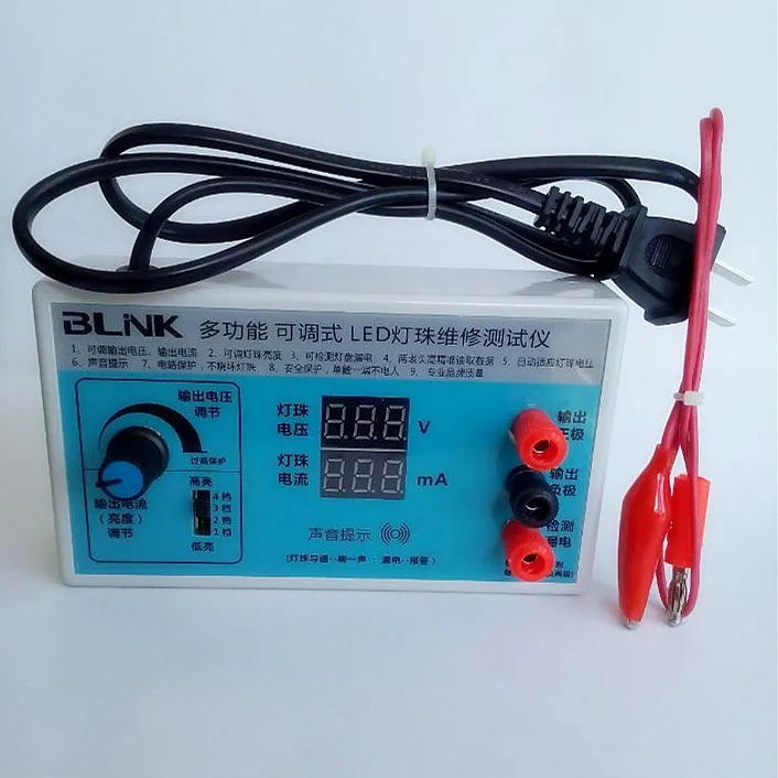 

Multi function adjustable dual digital display LED lamp tester light patch tester LCD TV screen backlight lamp tester