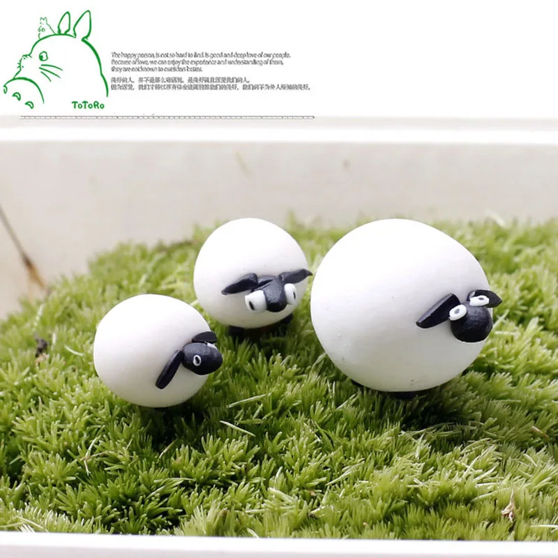 Миниатюрное искусственное животное мини овца Папа мама ребенок микро маленький