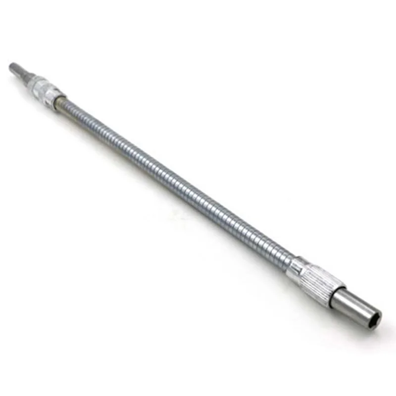 New 30cm Multi-functional Universal Metal Flexible Shaft Extension Rod Hose Drill Electric Screwdriver Approved Head Dedicated |
