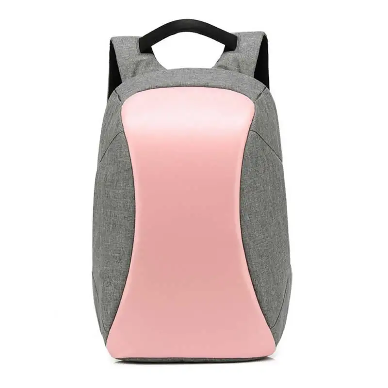 Розовый MARKROYAL водонепроницаемый мужской женский рюкзак Mochila с usb зарядкой, рюкзак для путешествий с защитой от кражи, 15,6 дюймов, модная деловая школьная сумка для ноутбука - Цвет: Розовый