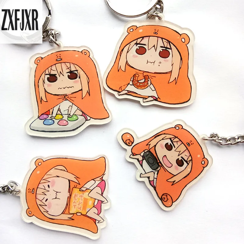 8 шт./компл. аниме брелок OTAKU Умару Himouto! Брелоки для ключей Умару-Чан закуска кокс