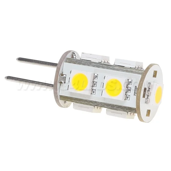 Бесплатная доставка SMD LED G6.35 Lamp 5050 9pcs DC10 30V/AC10 20V White Warm white 5 шт./лот|led g6.35|warm whiteled lamp