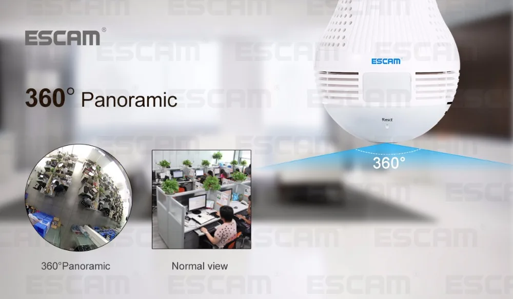 960 P Камера 360 градусов Wi-Fi видеонаблюдения Камера лампочки Камера от asmile
