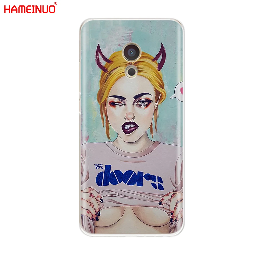 HAMEINUO горячий флирт сексуальная девушка крышка чехол для телефона для Meizu M6 M5 M5S M2 M3 M3S MX4 MX5 MX6 PRO 6 5 U10 U20 note plus