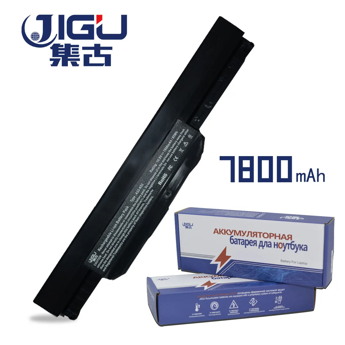 Аккумулятор для ноутбука JIGU Сменный аккумулятор ASUS K53 K53B K53BR K53BY K53E K53S K53SC K53T K53TA K53TK