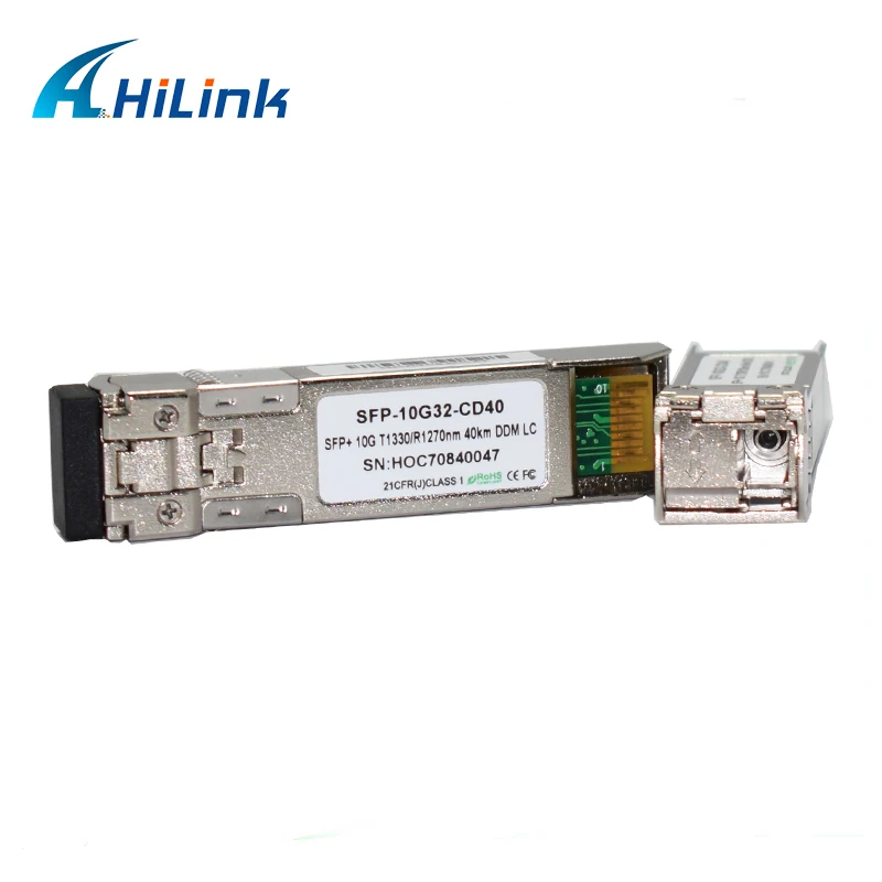 Бесплатная доставка! Мини Gbic сильная совместимость WDM SFP 10gb BIDI 40Km 1270/1330nm с LC разъем