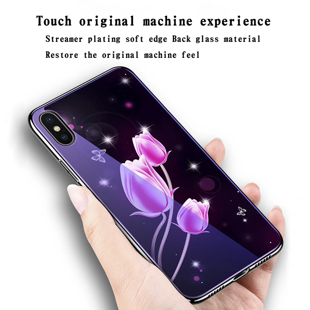 Eqvvol закаленное Стекло чехол для iPhone X 8 7 6 S Plus чехлы покрытие синего света