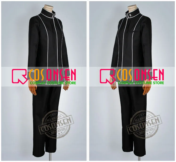 Косплей ONSEN аниме Проект K Микото СУО Мисаки ята черная униформа косплей костюм на
