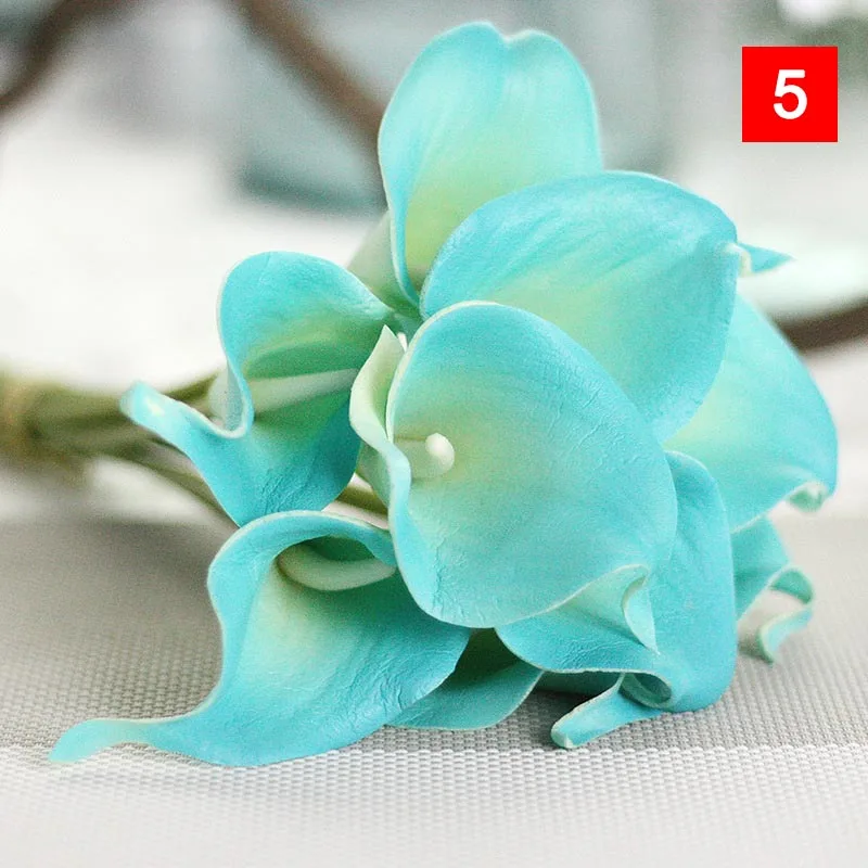 Высокое качество 1 шт. Искусственный Цветок Калла для свадебного декора домашний