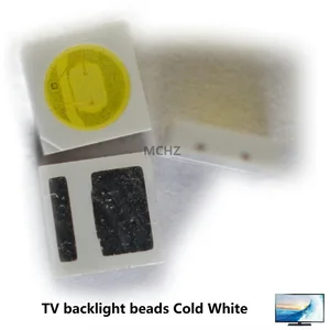 Светодиодная подсветка EVERLIGHT Lextar AOT, высокомощсветодиодный LED подсветка, 1 Вт, 100, 3 в-3030 в, холодный белый, 110 люмен, для ТВ, 3,6 smd, светодиод, 3030 шт.