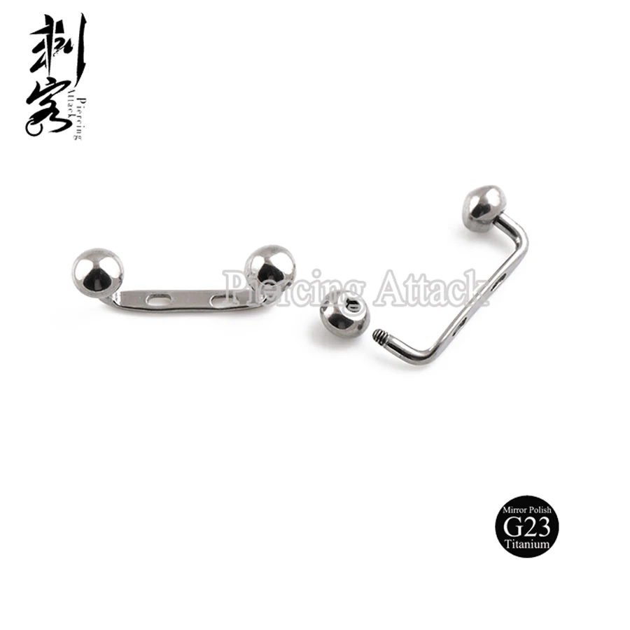 (Минимальный заказ 10 долларов) высокополированный Калибр G23 титановые Украшения