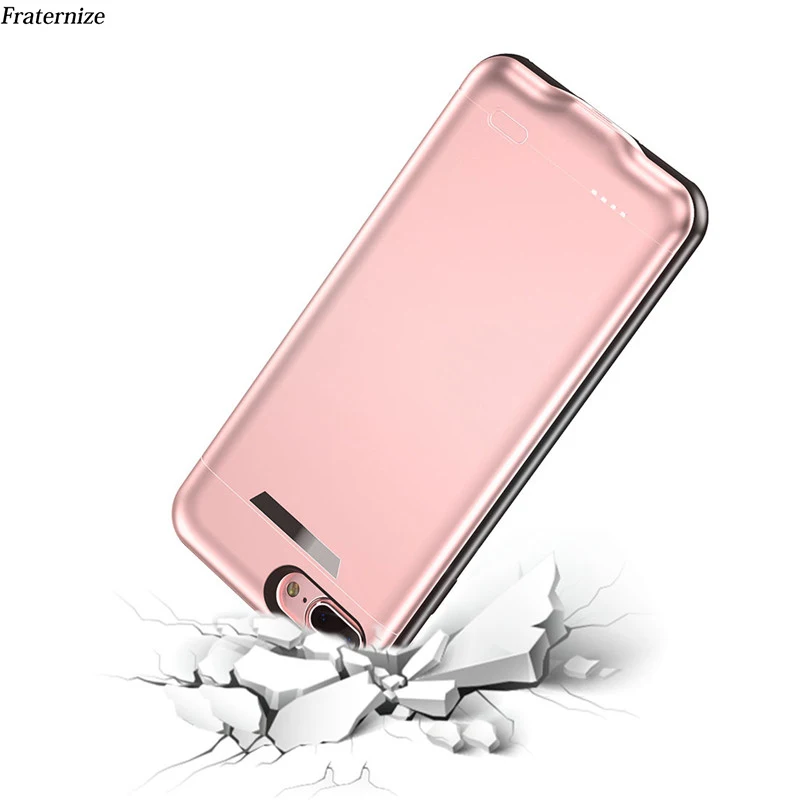 Чехол для аккумулятора iPhone 7 Plus 8 Дополнительный внешний аккумулятор чехол
