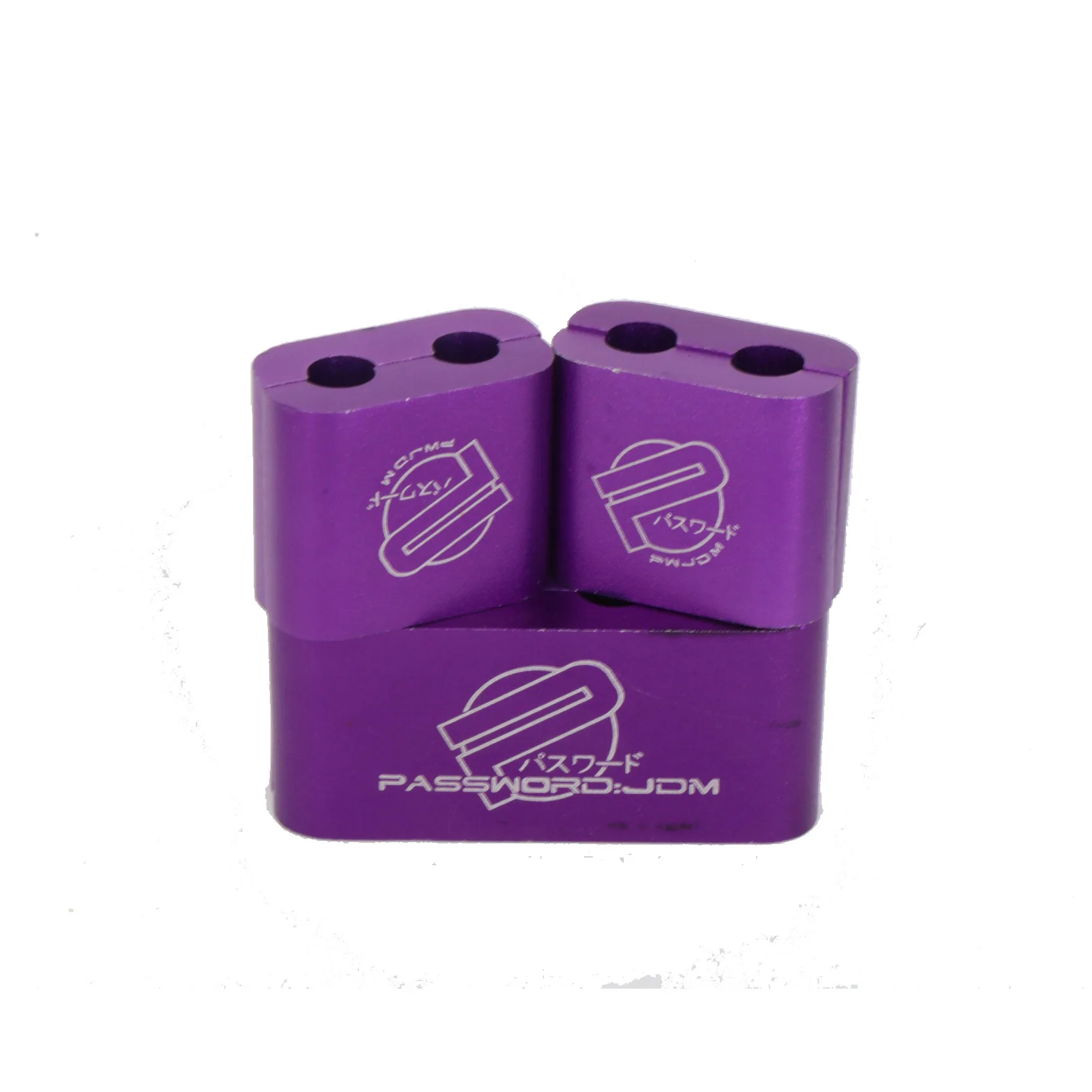 purple 3 шт./упак. JDM SPW пароль свечи зажигания автомобиля Электрический провод зажимной сепаратор линия зажигания кабельный зажим Авто украшения - Цвет: purple