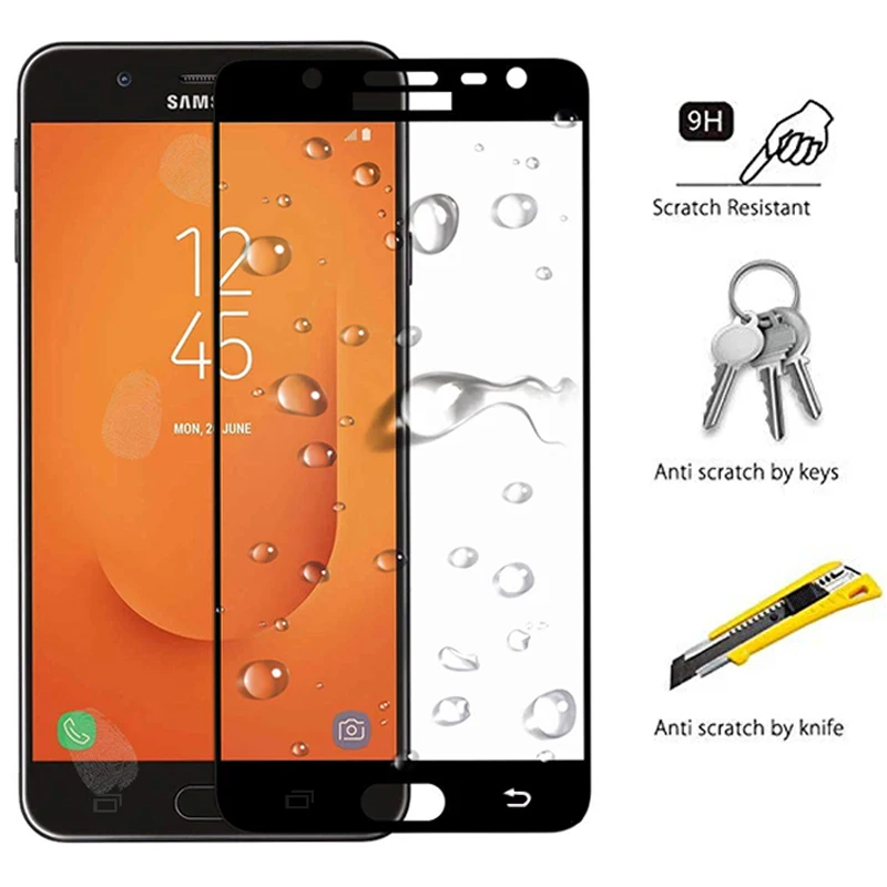 Защитное стекло для samsung galaxy j2 prime защита экрана j5 j6 j7 pro 2016 2018 закаленное sumsung j1 2 5 7