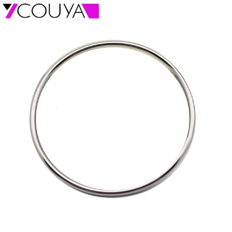 Men And Women Bangle Stainless Steel Metal Silver 60mm 65mm 70mm Bracelet 2mm Thickness Wedding Jewelry|bracelet rondelle|bangle cuff