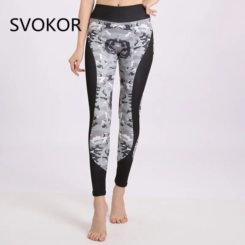 

SVOKOR Fitness Legging Women High Waist Heartbeat Print Fashion Push Up Sexy Ankle-Length Pants Elasticity Leggings Women