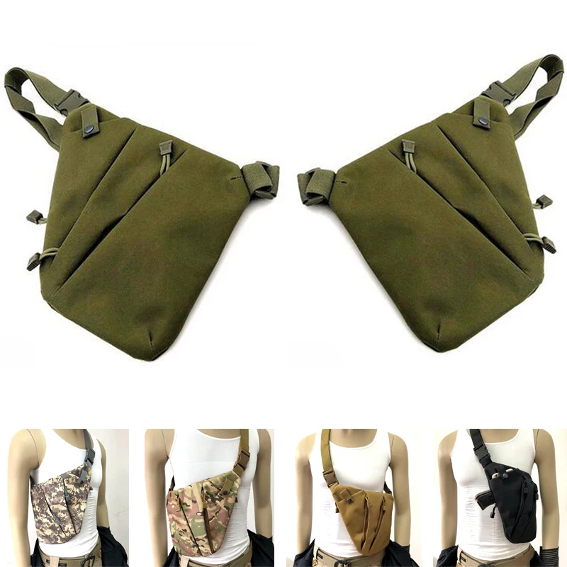 

Multifunctional Shoulder Anti-theft Bag Conceal Pistol Case Tactical Storage Gun Bag Chest Bag Slung Sports Pocket