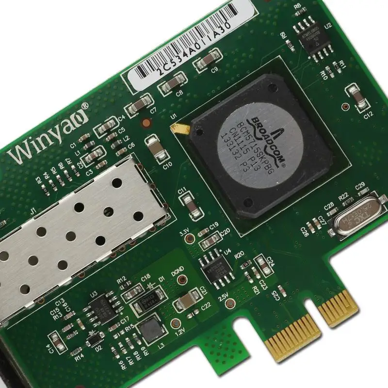 Winyao WY5715DF PCI Express X1 1000 Мбит/с Gigabit Ethernet Lan волоконная настольная сетевая карта для