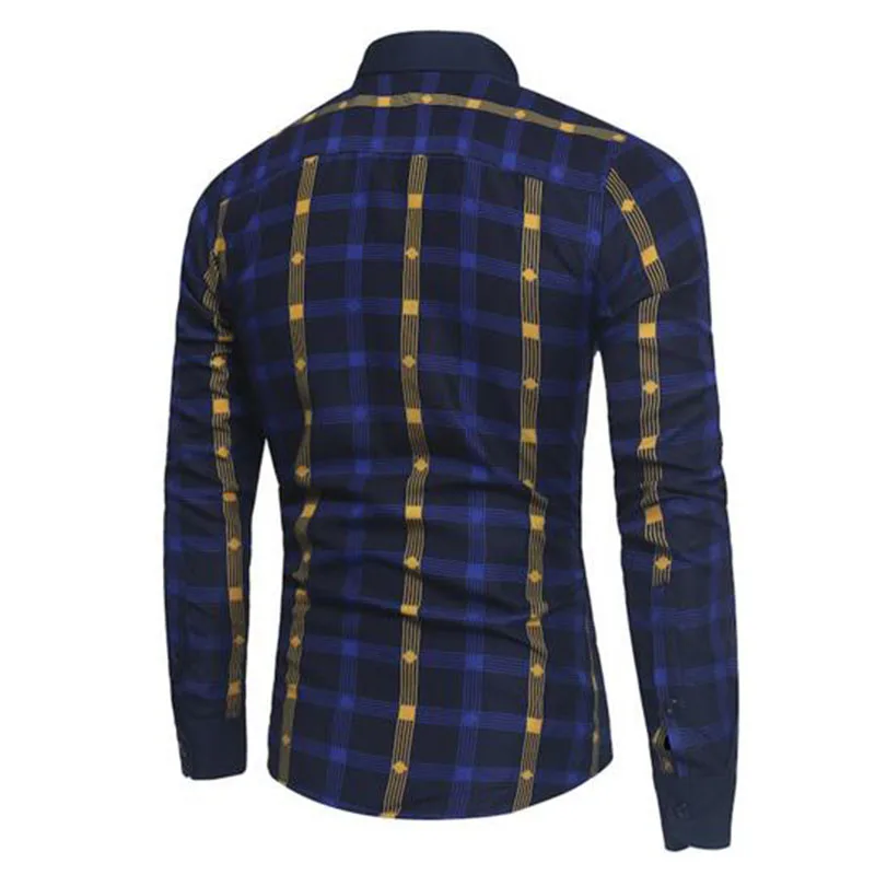 2018 сезон: весна–лето Лидер продаж Для мужчин Slim Fit с длинным рукавом Хлопок