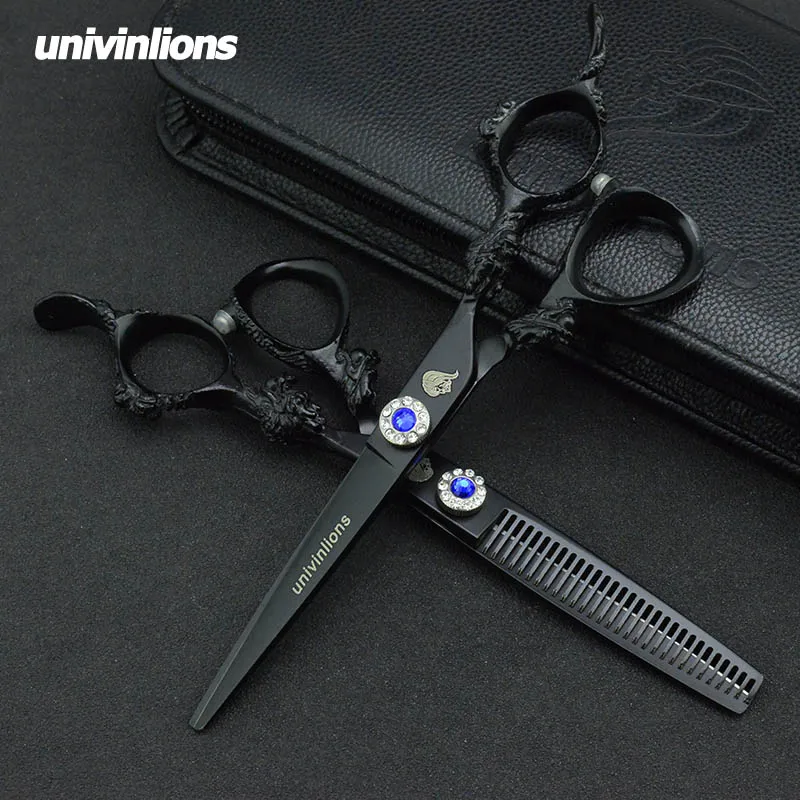 6 &quotДракон Япония Парикмахерские ножницы филировочные Профессиональные