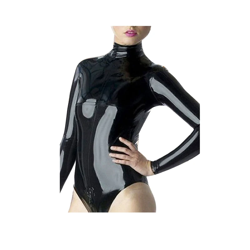 

Latex Rubber Fashion Swimming fitness Black Woman Sport Tight Size XXS~XXL