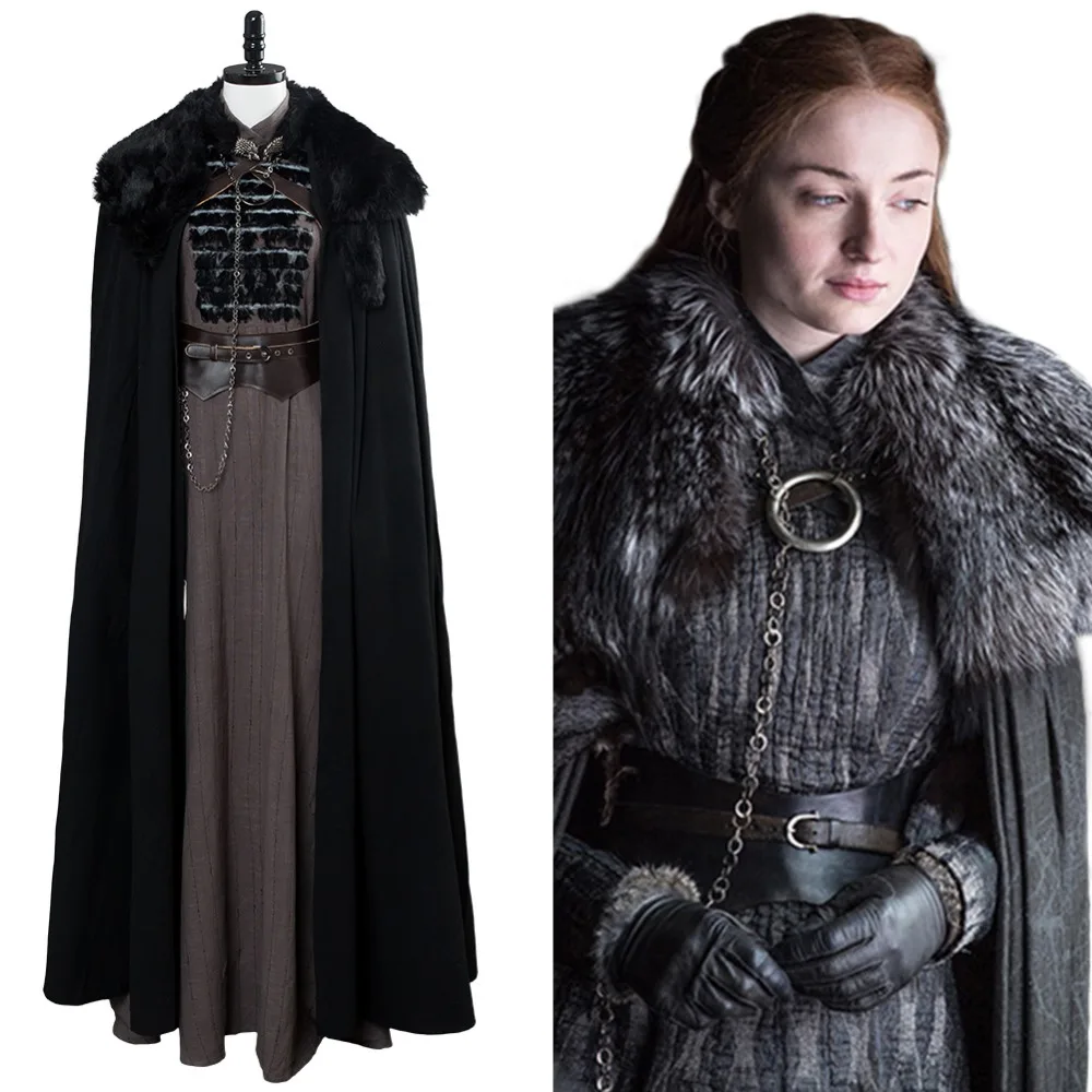 

Sansa Stark Cosplay Costume Outfit Winter Sansa Stark Costume Halloween Carnival Costumes