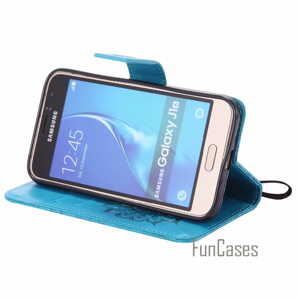 Рельефный чехол на магнитном замке coque samsung Galaxy J1 2016 fundas крышка J120 J120F + с