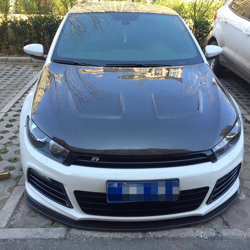 2010 + VI Стиль капот из углеродного волокна для VW SCIROCCO идеальный монтаж! Отличная и