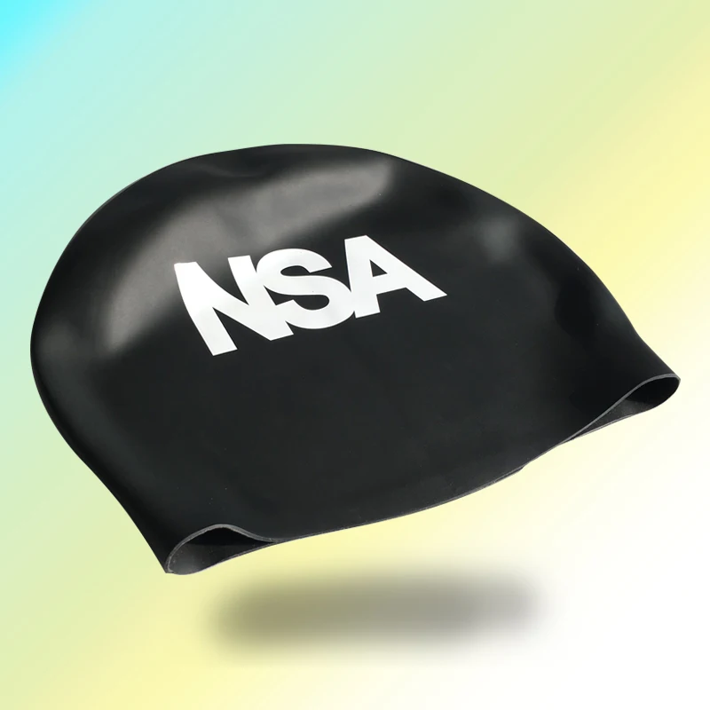 NSA Новая Водонепроницаемая силиконовая шапочка для плаванья шапочки бассейна